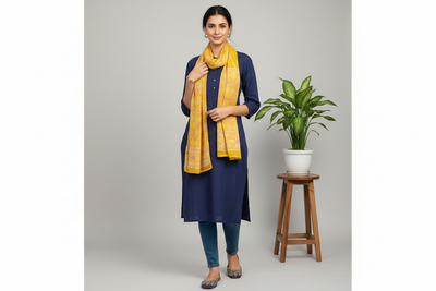 Mustard Stole Lifestyle